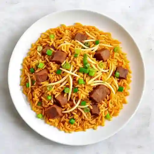 Arroz chino con lomito