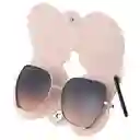 Miniso Estuche Para Lentes Portátil Minimalista Rosa