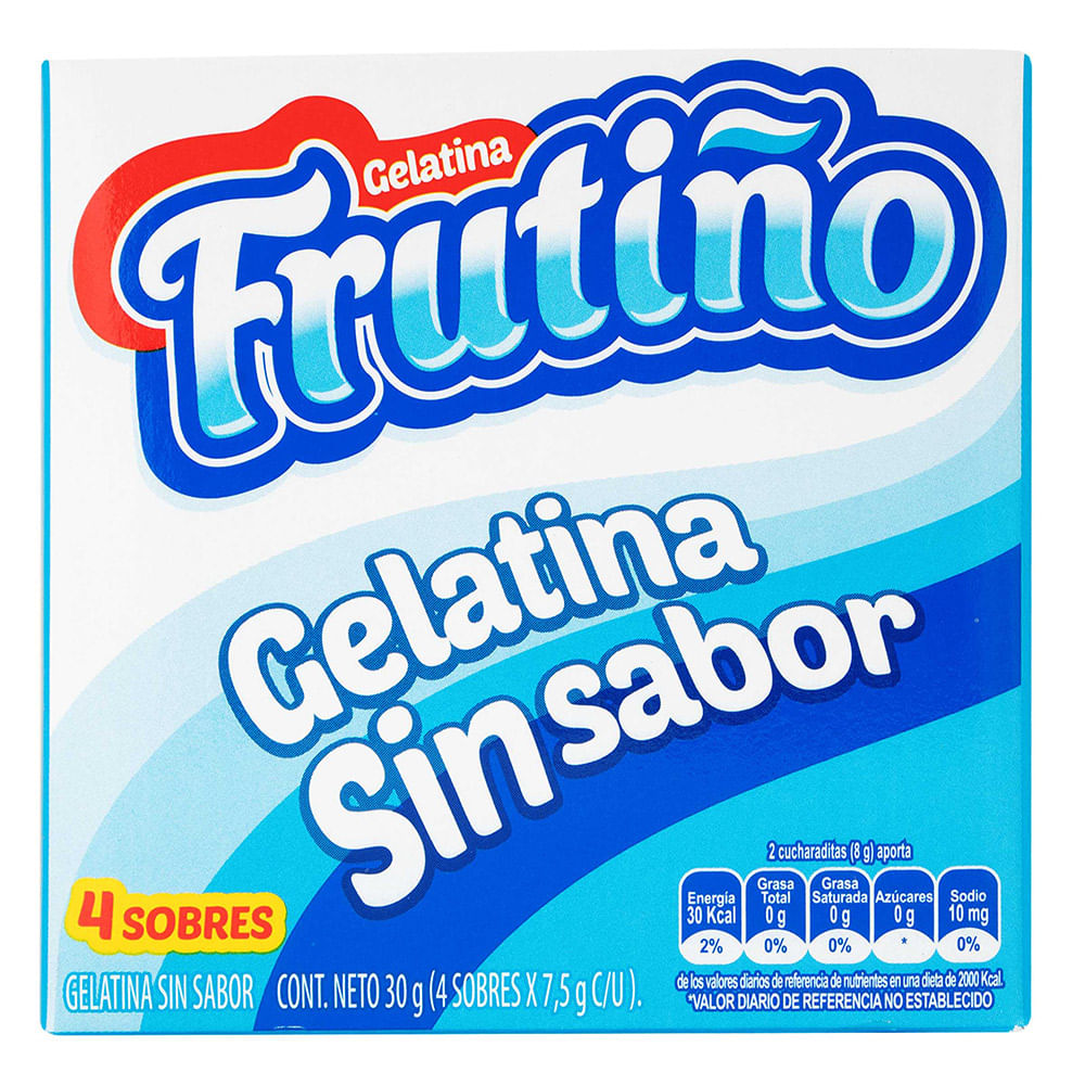 Gelatina Frutino Sin Sabor (30 gr)