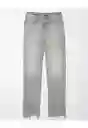 Jean Fashion Mujer Gris Talla 14 REGULAR American Eagle