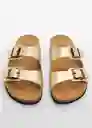 Sandalias Aleg Oro Talla 37 Niñas Mango