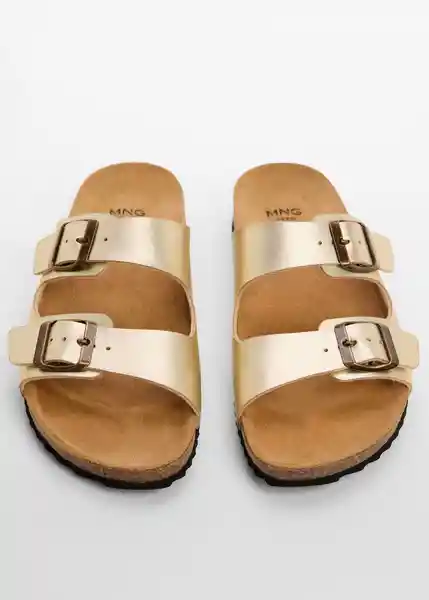 Sandalias Aleg Oro Talla 37 Niñas Mango