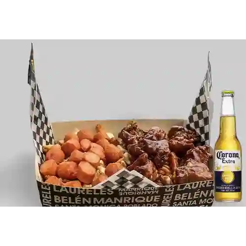 Combo Papas Poblado + Cerveza Corona Bot. 355ml