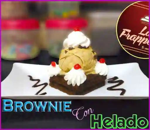 Brownie con Helado