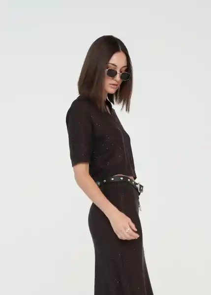 Tejido Mujer Café Ristretto Ultraoscuro Talla L 489g003 Naf Naf