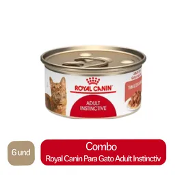 6 x Royal Canin Alimento Humedo Para Gato Adult Instinctive