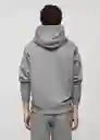 Buzo Sudadera Bono Gris Medio Vigoré Talla M Hombre Mango