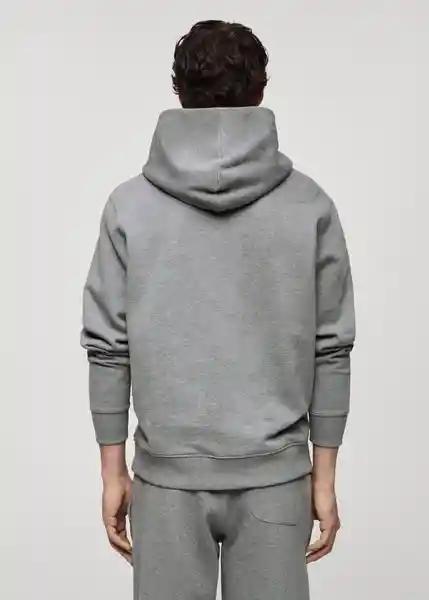 Buzo Sudadera Bono Gris Medio Vigoré Talla M Hombre Mango