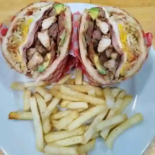 Hamburguesa mixta