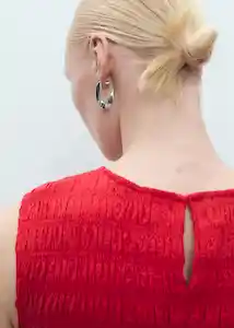 Vestido Maya Rojo Talla S Mujer Mango