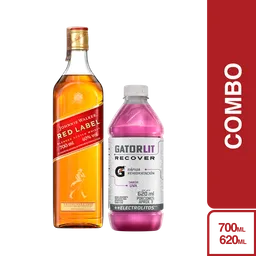 Combo Johnnie Walker Red Label + Gatorade Gatorlit Uva