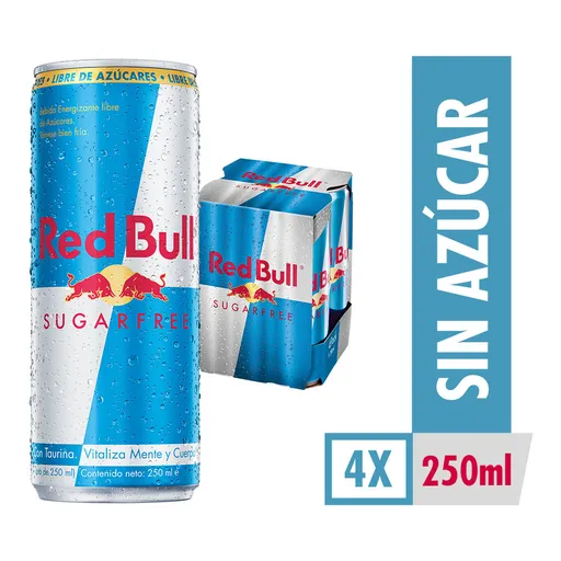 Red Bull Bebida Energizante sin Azúcar
