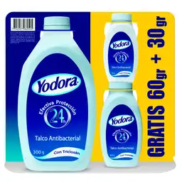 Yodora Talco Antibacterial con Triclosán