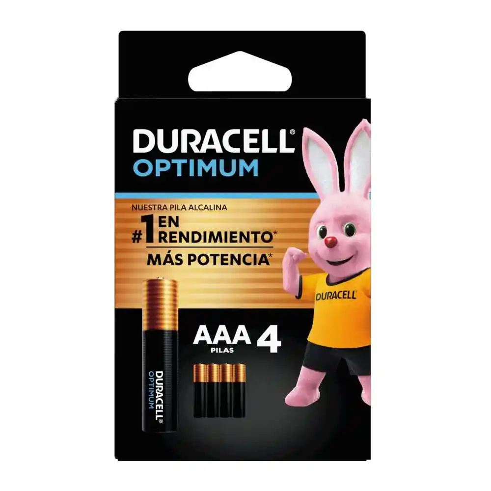 Pila Alcalina AAA4 Duracell Optimum
