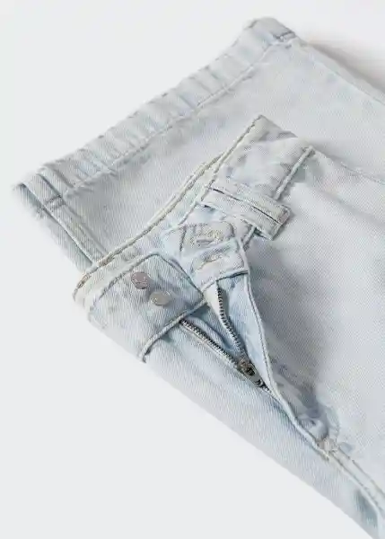 Jeans Culotte Bleach Talla 44 Mujer Mango