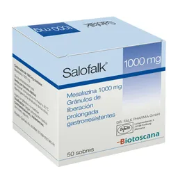 Biotoscana Farma Salofalk 1000mg 50 Sachets(M)112000(E)