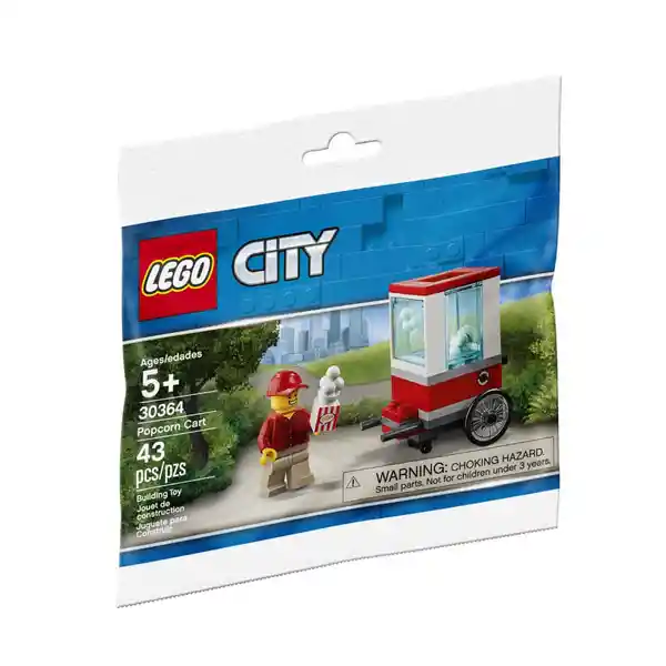 Lego Juego Coleccionables Bolsa Ct Carro de Palomitas