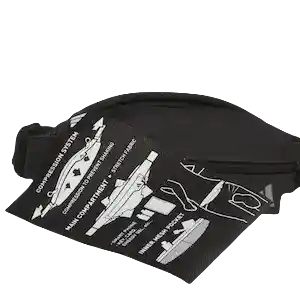 Adidas Canguro Para Correr Unisex Negro Talla Ns