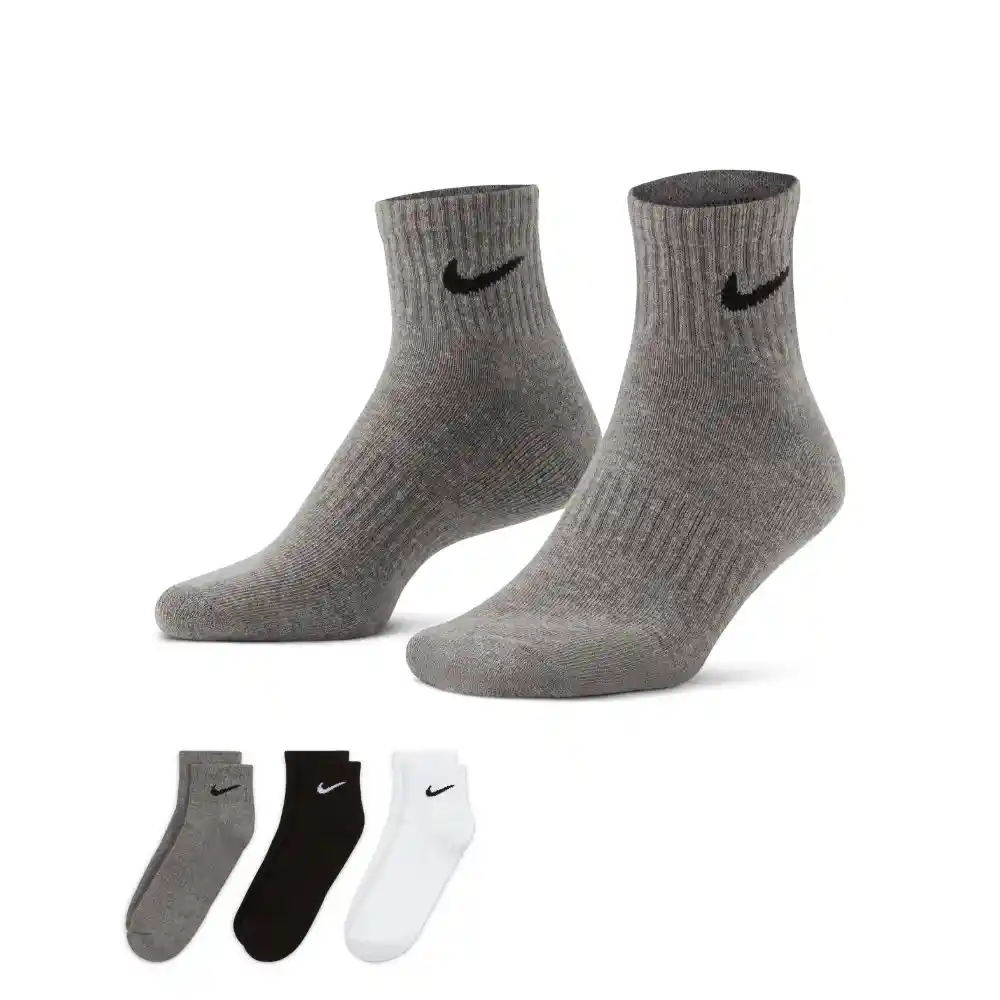 Nike Medias Everyday Cush Ankle Hombre Multicolor L