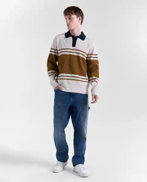 Buzo Hombre Caqui Talla L 889G081_CAQ150309 Americanino