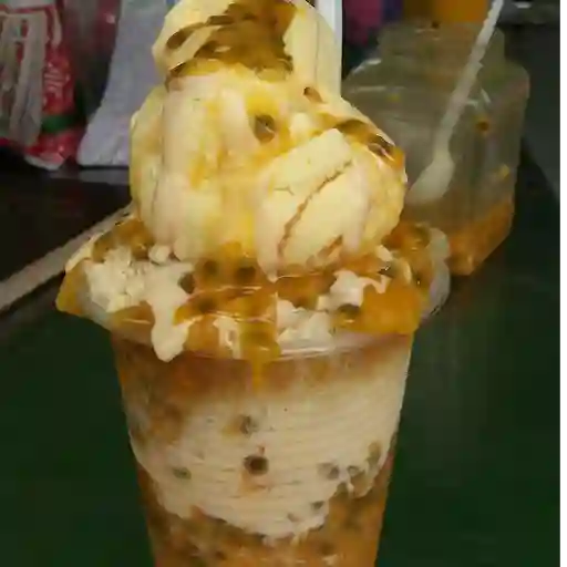 Granizado de maracuyá