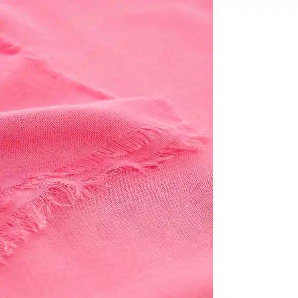 Fular Linen Rosa Talla 99 Mujer Mango