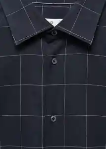 Camisa Roma Navy Talla S Hombre Mango