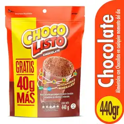 Chocolisto Polvo para Bebida Instantánea Sabor a Chocolate