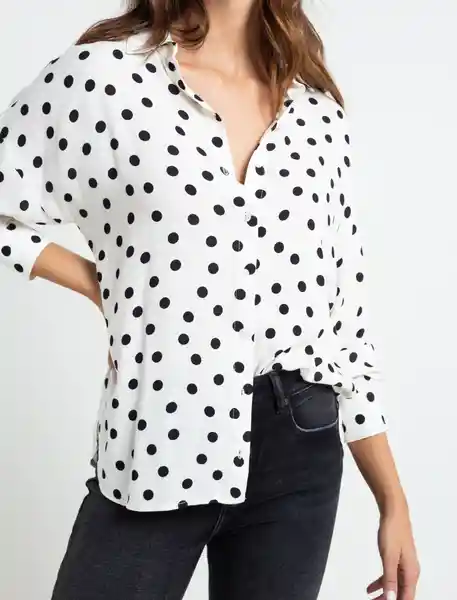 Camisa Pitigliano Mujer Crudo Puro Claro Talla L Naf Naf