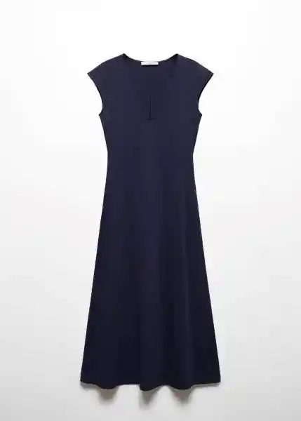 Vestido Dica Navy Talla M Mujer Mango