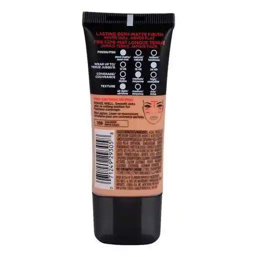 L'Oréal Base Líquida Infallible Pro Matte Natural Sun Beige