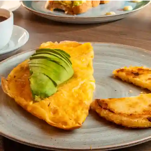 Omelette de aguacate