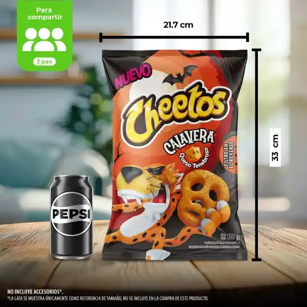Cheetos Pasaboca Calavera 125 g