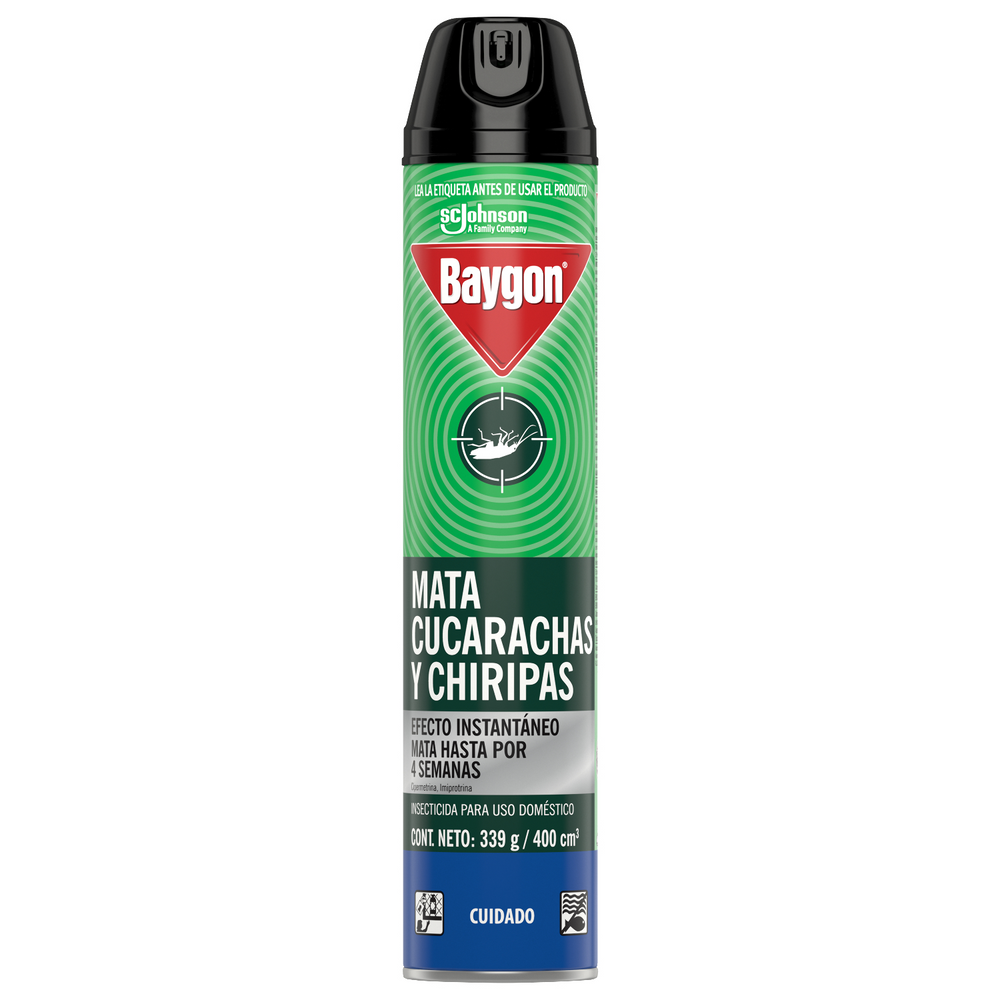 Baygon Insecticida Aerosol Mata Insectos Rastreros, 400ml Desde $ 17.350