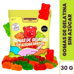 Goma de Gelatina Sin Azúcar Ositos Supermundo 15 g