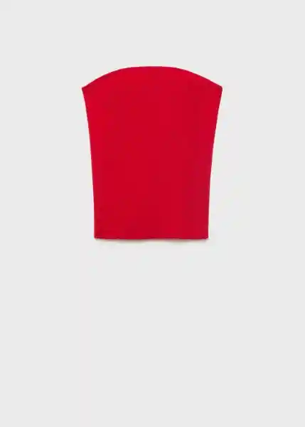 Top Gyal Rojo Talla M Mujer Mango