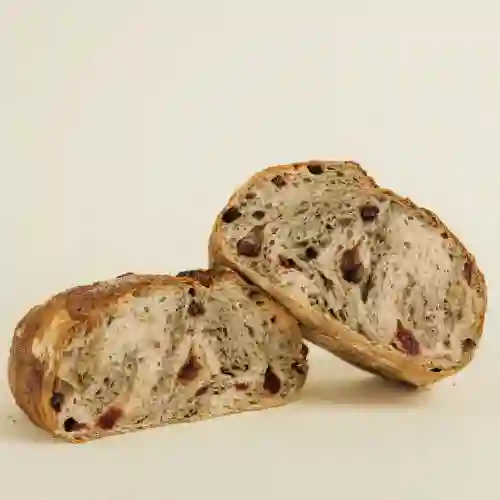 Pan Sourdough de Matcha y Arándanos