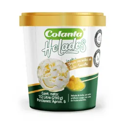Colanta Helado Yogur Frutos Amarillos X 0.5 Lt