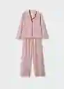 Pijama Sello Rosa Palo Talla 20 Mango Teen Girl Mango