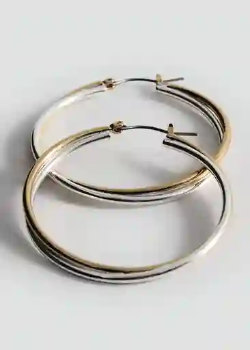 Pendientes Taylor Oro Talla 99 Mujer Mango