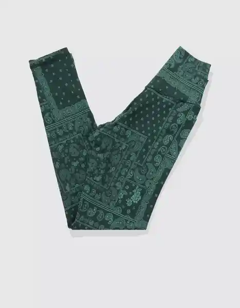 Leggings Aerie Verde Talla: SM REGULAR 5109735 American Eagle