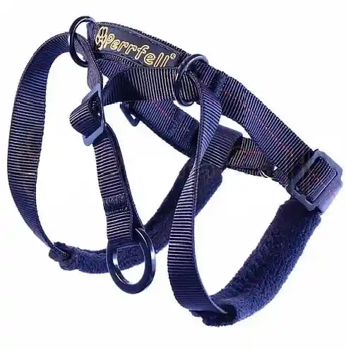 Perrfell Arnés Para Perro Anti Pull Azul M