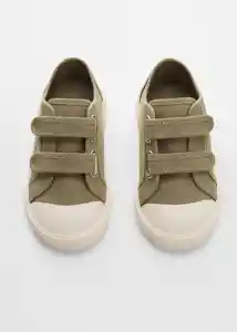 Tenis Nick Khaki Talla 23 Niños Mango