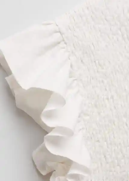Camiseta Nido Off-White Talla 19 Niña Mango