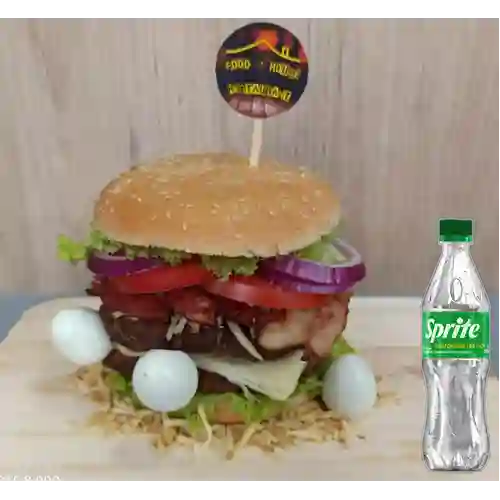 Hamburguesa suprema +sprite org 400ml