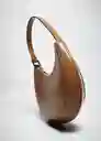 Bolso M Round Camel Talla 99 Mujer Mango