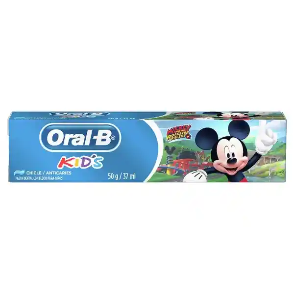 Crema Dental para Niños Oral-B Kids sabor chicle 50g