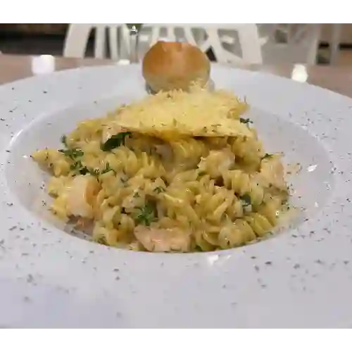 Pasta Camarones Al Ajillo