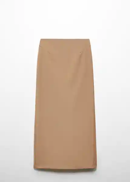 Falda Karibi-A Beige Talla S Mujer Mango