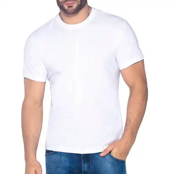 Croydon Camiseta Cuello Red Hombre Blanco Talla 12